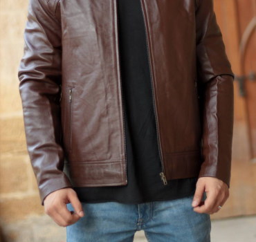 Man wearing a lightweight, stylish casual jacket ideal for everyday wear.